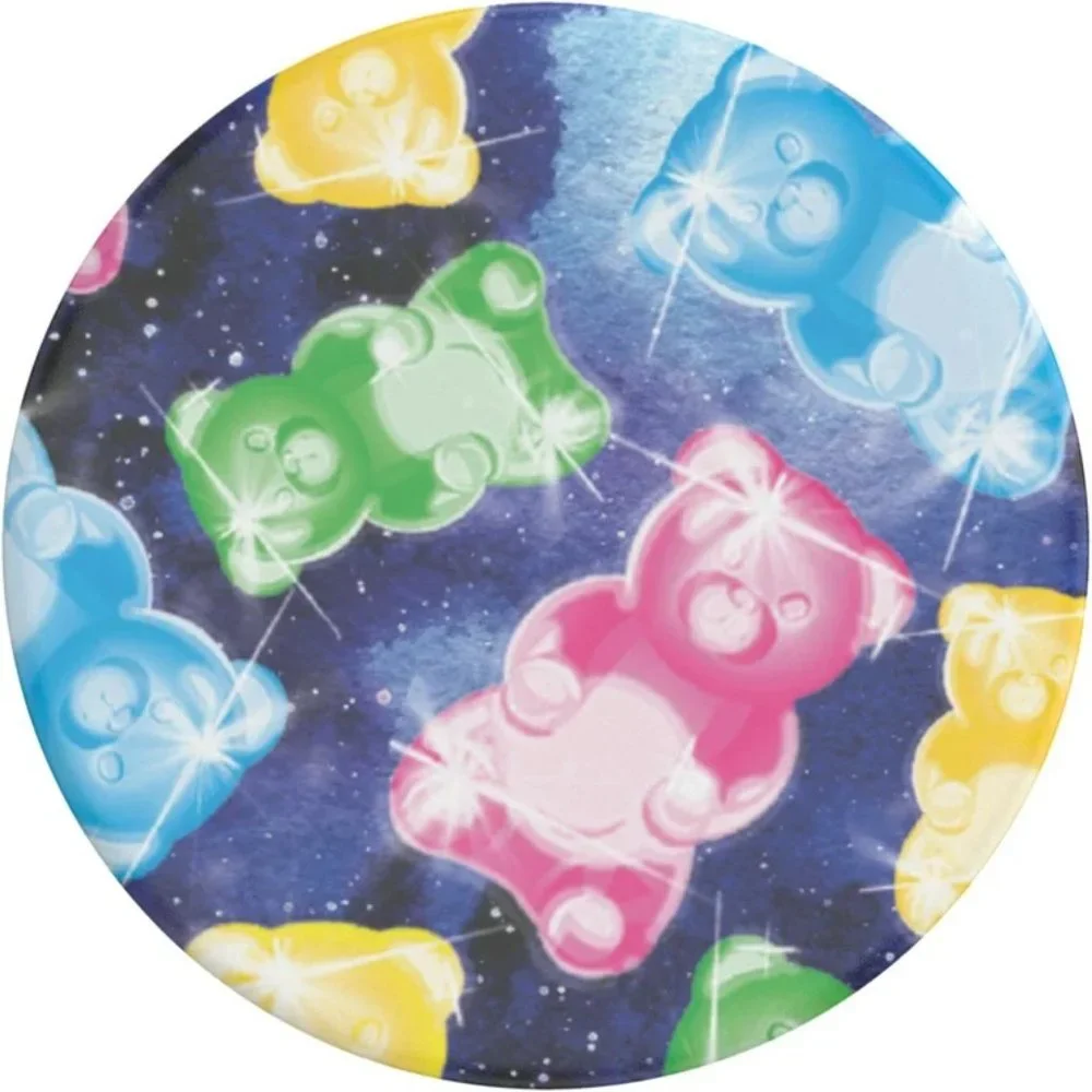 Gummy Galaxy Bear Popsockets Single Grip & Stand Universal Phones and Tablet Hol